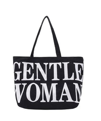 Large Capacity Women's Canvas Tote Bag Retro Style Shoulder Messenger Purse