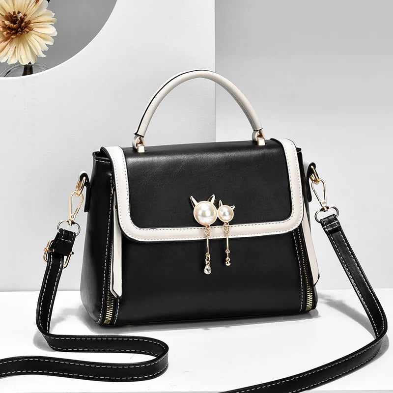 Autumn Women's Square Bag Literary Fresh Messenger Shoulder Bag