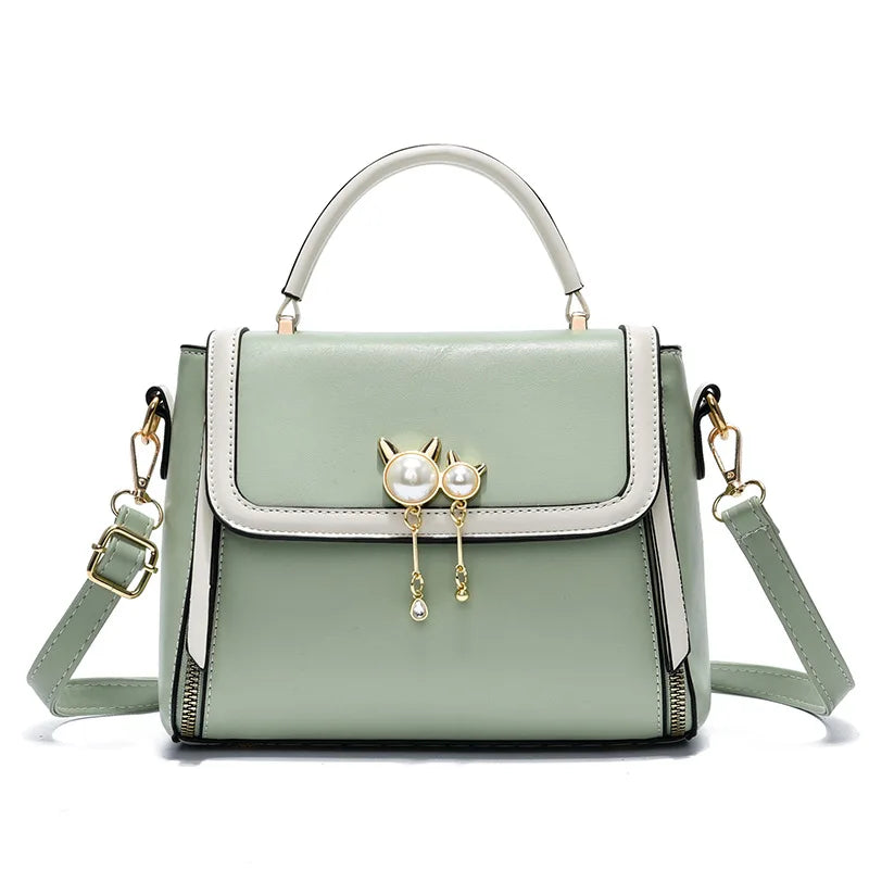 Autumn Women's Square Bag Literary Fresh Messenger Shoulder Bag