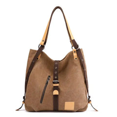 Vintage Canvas Shoulder Bag Large Capacity Totes Women Handbag