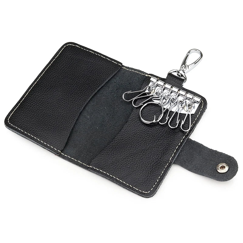 High Cowhide Leather Men Key Wallet Premium 100% Leather