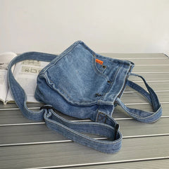 Denim Shoulder Bag Small Handbag Lady Travel Purse