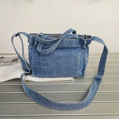 Denim Shoulder Bag Small Handbag Lady Travel Purse