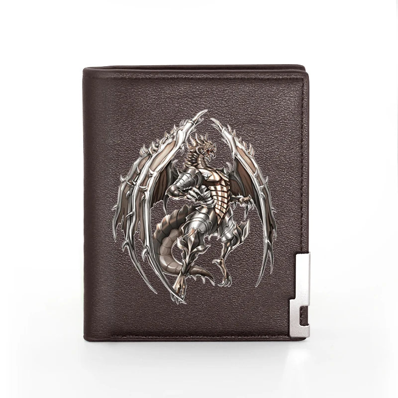 High Dragon Homo longi Leather Wallet Men Women Credit Card Holders