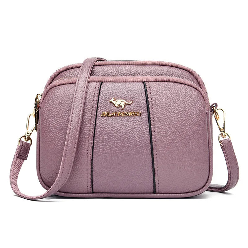 Soft Leather Casual Vintage Shoulder Bag