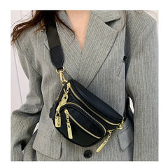 Soft Leather High Waist Pack Phone Purse Belt Bag for Women