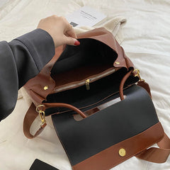 Vintage Leather Women Purses Handbag Shoulder Bag Satchel
