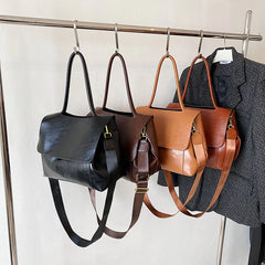 Vintage Leather Women Purses Handbag Shoulder Bag Satchel