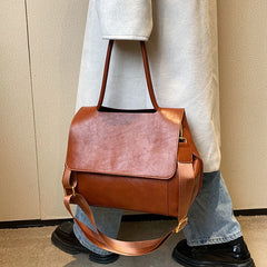 Vintage Leather Women Purses Handbag Shoulder Bag Satchel