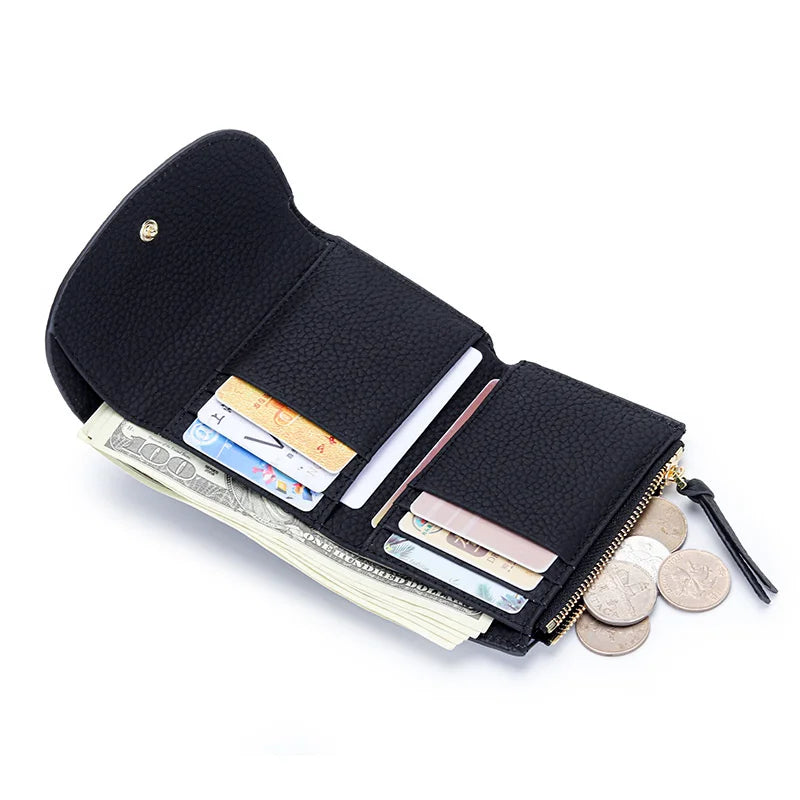 High Flower Women's Wallet Short Ladies Coin Purse Holder Small Money Bag Clutch
