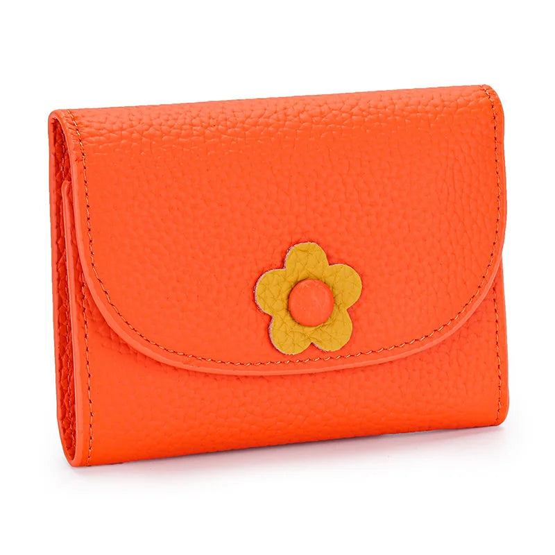 High Flower Women's Wallet Short Ladies Coin Purse Holder Small Money Bag Clutch