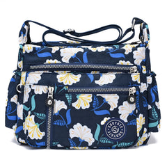 Rural Style Waterproof Nylon Messenger Bags Large Capacity Lady's Crossbody Bag