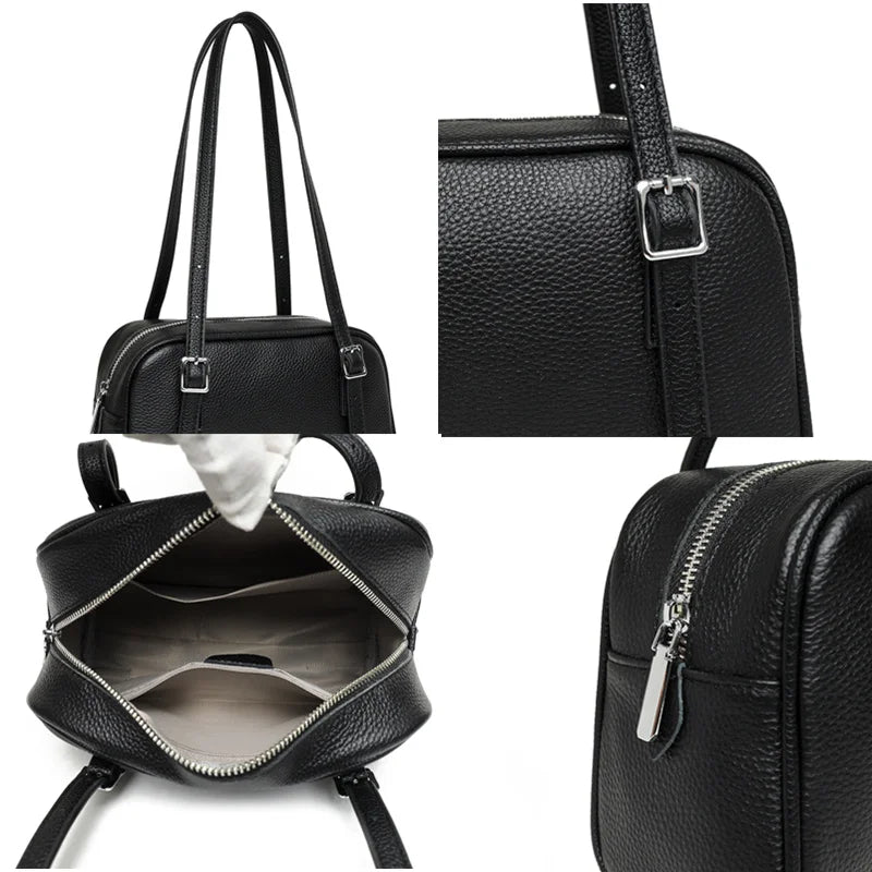 Leather Shoulder Bag for Women Crossbody Messenger Bag
