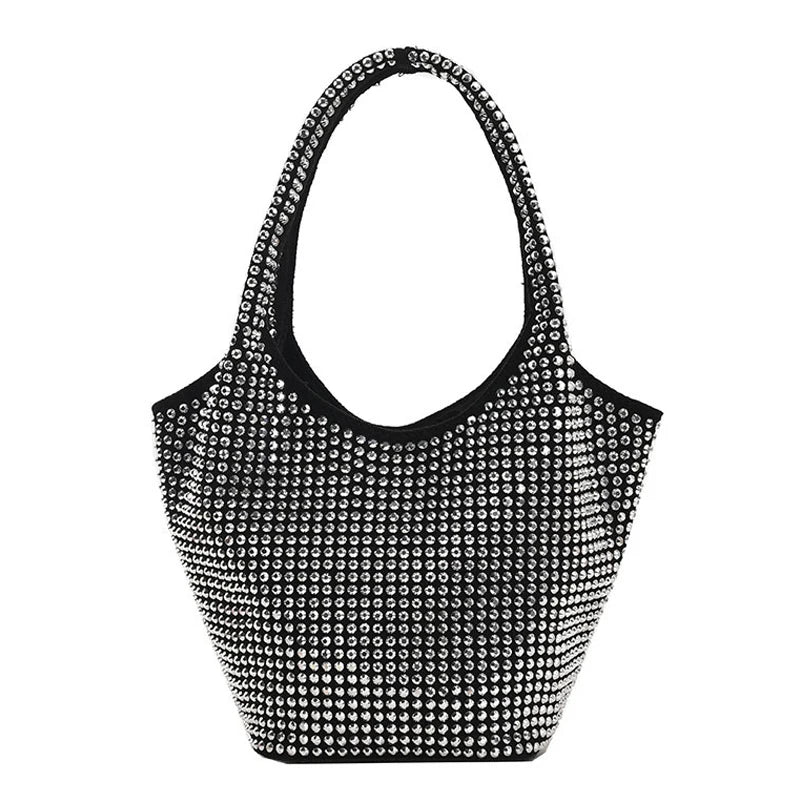 Women's Diamond Handbag Top-Handle Bag