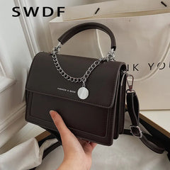 Thick Chain Shoulder Bag With Handle for Women