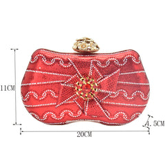 Fashionable Leather Lady Clutch Bag Shoulder Bag