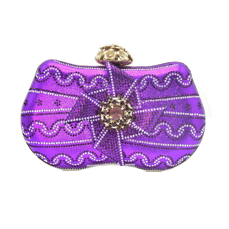 Fashionable Leather Lady Clutch & Shoulder Bag