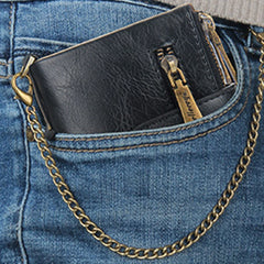 Men's Short Wallet PU Leather Multi-card Male Purse