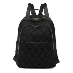 Waterproof Rhombus Backpack Women's Large Capacity Casual Travel Bag