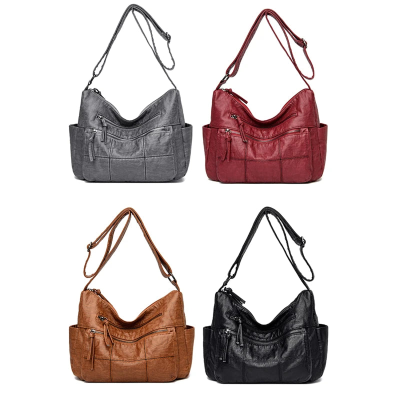PU Leather Handbags Women Shoulder Crossbody Bags Bolsa Feminina