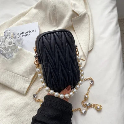 Mini PU Leather Shoulder Bag for Women's Summer
