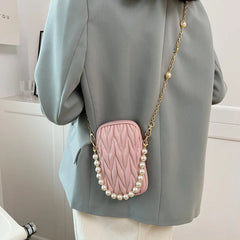 Mini PU Leather Shoulder Bag for Women's Summer