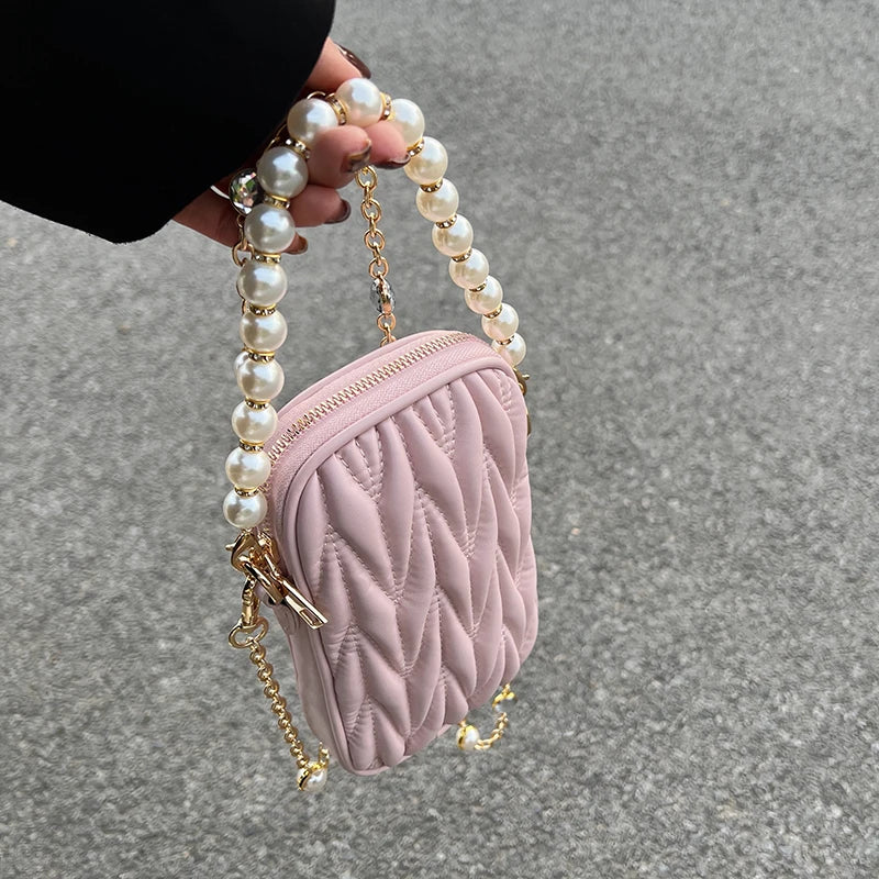 Mini PU Leather Shoulder Bag for Women's Summer