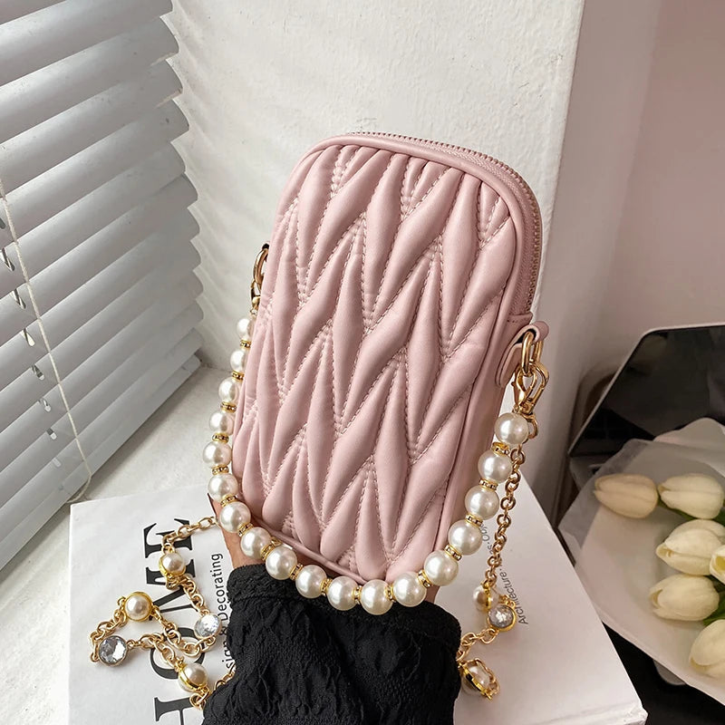 Mini PU Leather Shoulder Bag for Women's Summer