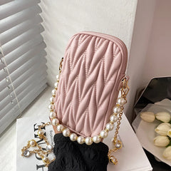 Mini PU Leather Shoulder Bag for Women's Summer