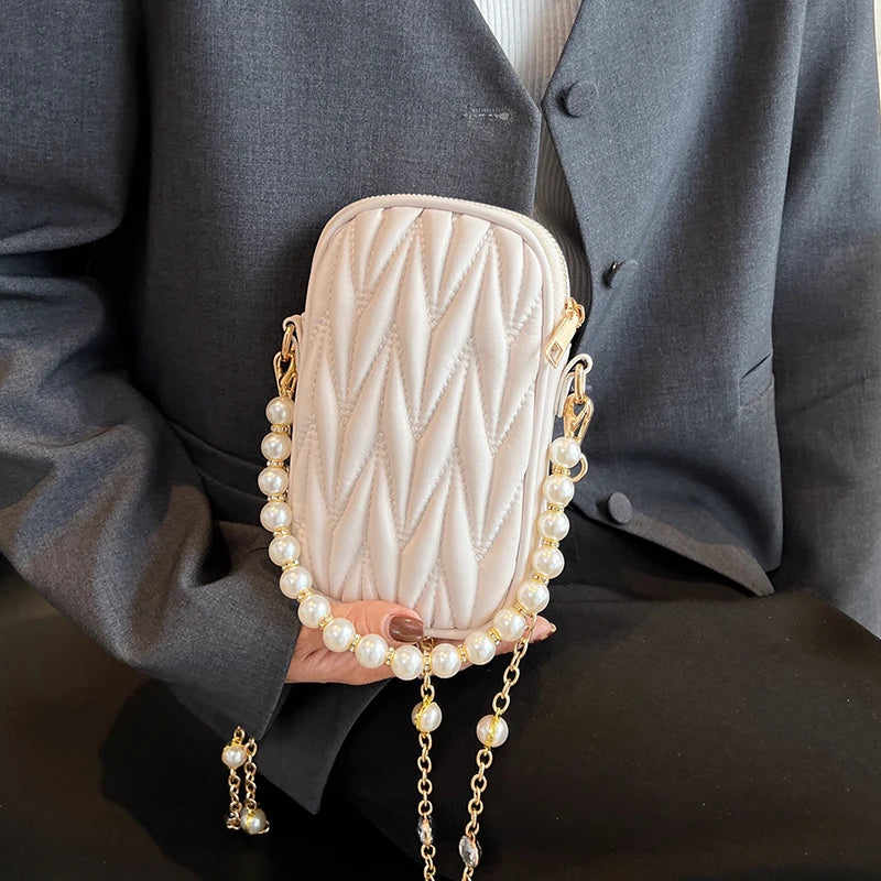 Mini PU Leather Shoulder Bag for Women's Summer