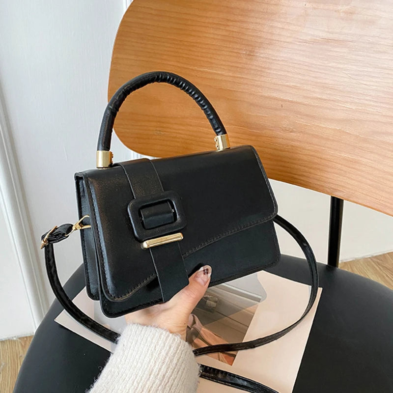 Stylish PU Leather Women Handbag - Shoulder Bag Messenger Square Bag