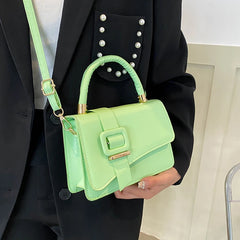 Stylish PU Leather Women Handbag - Shoulder Bag Messenger Square Bag