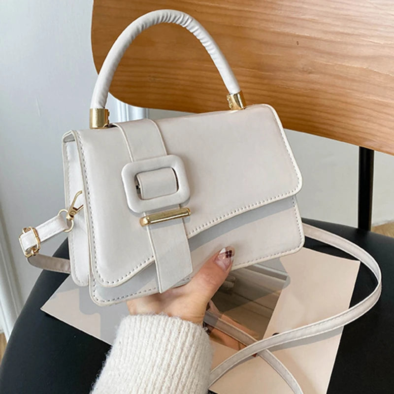 Stylish PU Leather Women Handbag - Shoulder Bag Messenger Square Bag