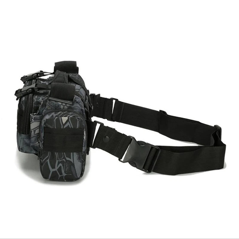 Camouflage Waist Bag Waterproof Nylon Fanny Pack Men Women