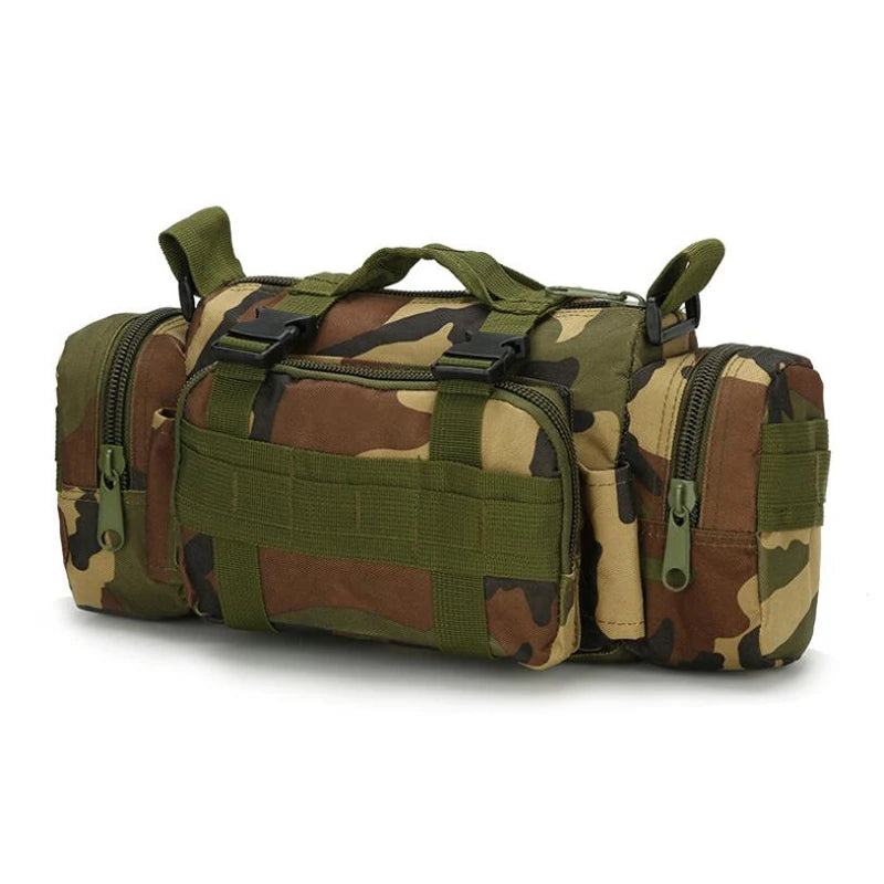 Camouflage Waist Bag Waterproof Nylon Fanny Pack Men Women