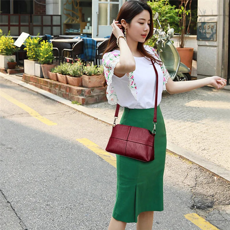 Women's Crossbody Shoulder Bags, High Pu Leather Messenger Bags