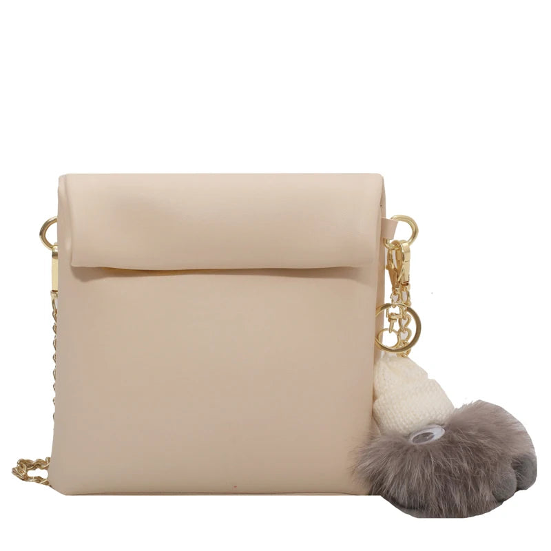 Women's Shoulder Bag Flap Messenger Handbag Chain Crossbody Bag