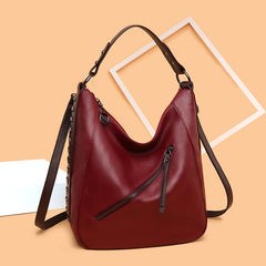 High Rivet Leather Handbags Women Shoulder Bags Crossbody Bag for Women