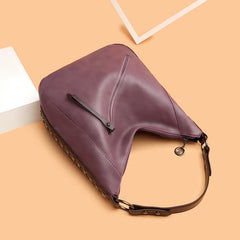 High Rivet Leather Handbags Women Shoulder Bags Crossbody Bag for Women