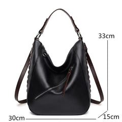 High Rivet Leather Handbags Women Shoulder Bags Crossbody Bag for Women