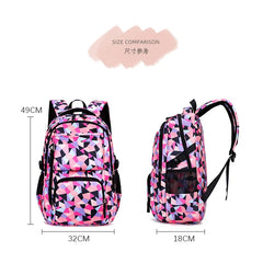 Girls Kids Waterproof School Backpacks Book Bag Satchel Mochila