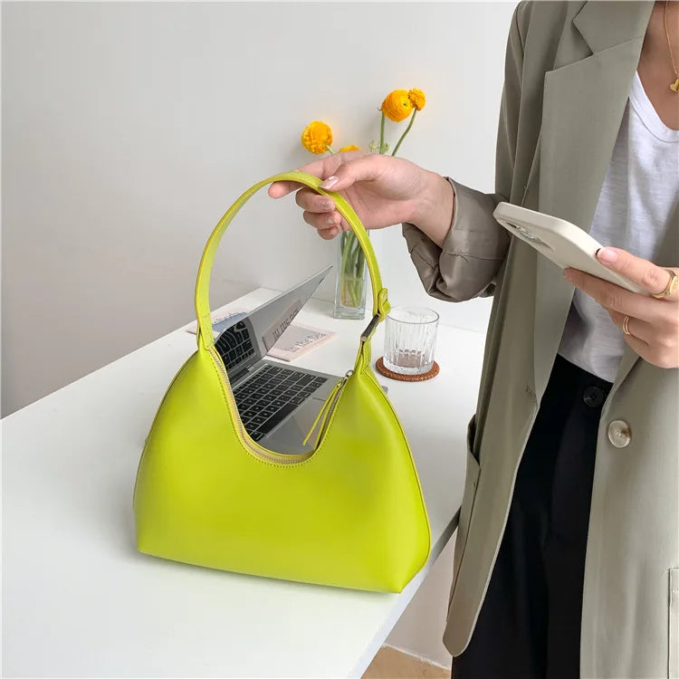 Women's PU Leather Shoulder Bag Travel Tote Hobo