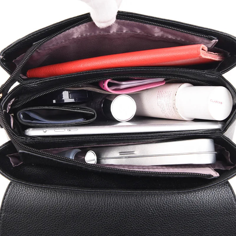 Leather Crossbody Bags for Women Shoulder Handbags Tote Bag