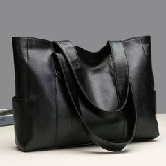 Soft Leather Women's Handbags Lady Purses Large Capacity Shoulder Tote Bag