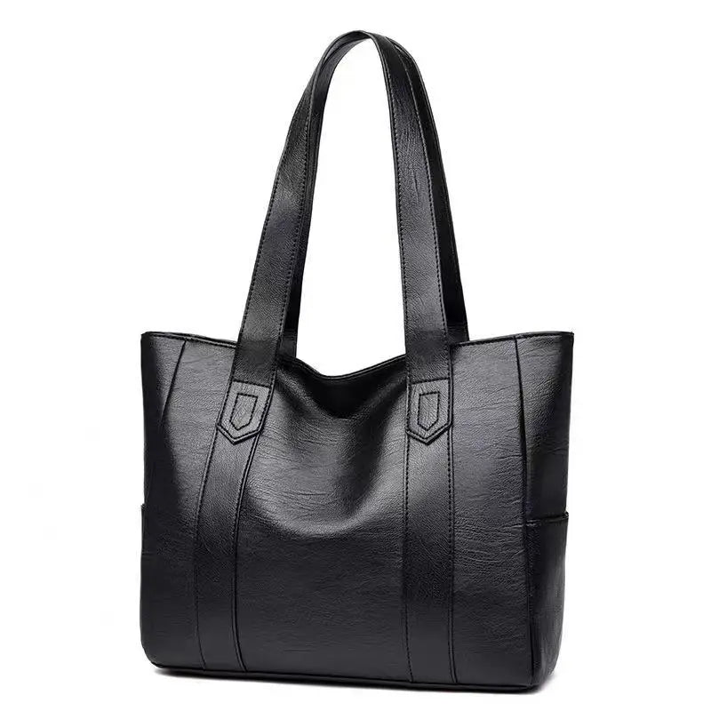 Soft Leather Women's Handbags Lady Purses Large Capacity Shoulder Tote Bag