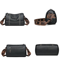 Women's Leather Crossbody Bag - Stylish and Functional