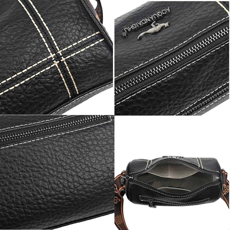 Women's Leather Crossbody Bag - Stylish and Functional