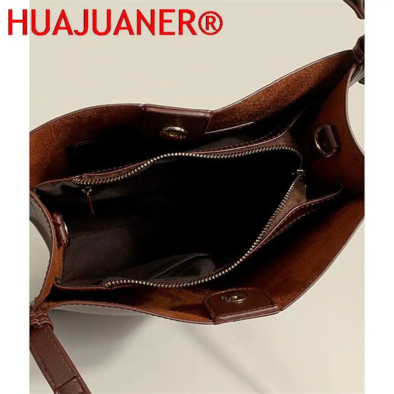 Large Capacity Women's Bucket Bag - Spring Shoulder Bag
