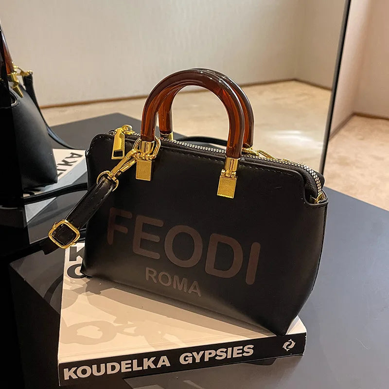 High Wild Handbag Women Bag Famous Letter Printing Single Shoulder Bags