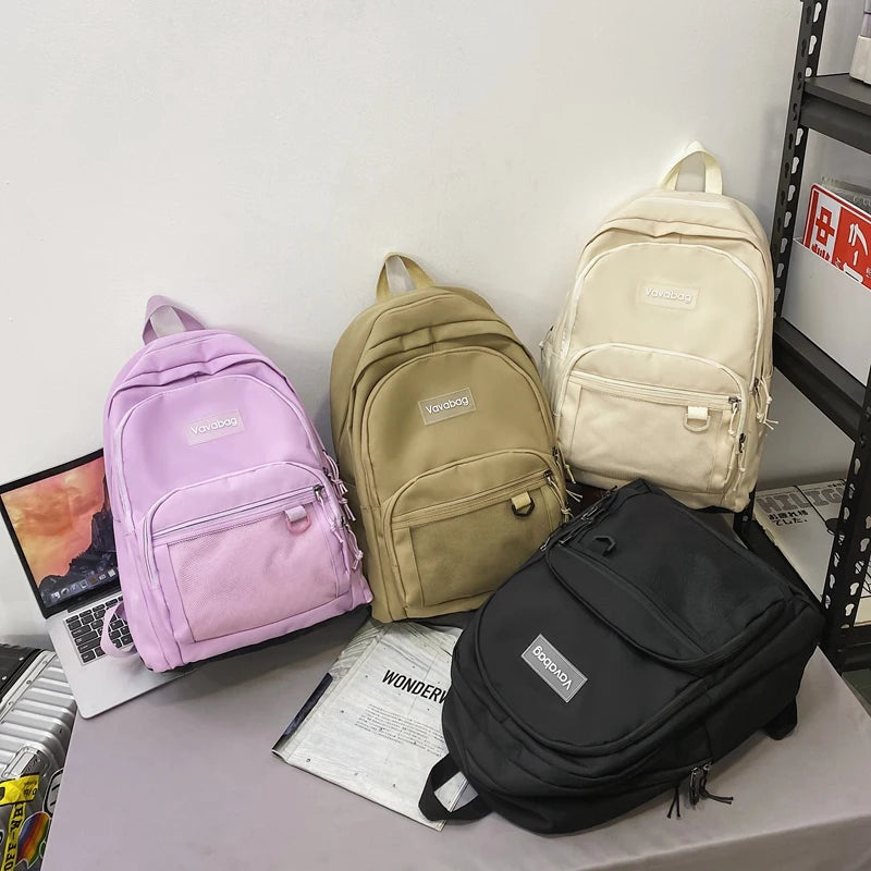 High Women Backpack Book Schoolbag For Teenage Girls Boys